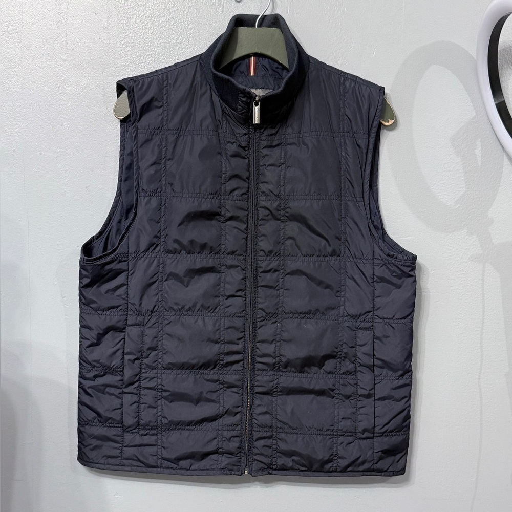 Johnston & Murphy Navy blue Quilted Vest